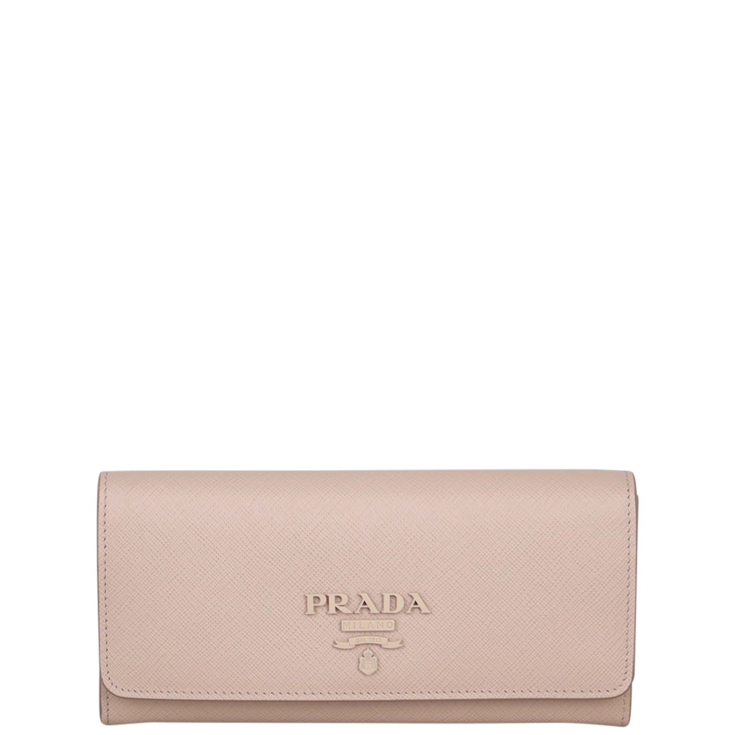 Prada Saffiano Shine Continental Wallet Front