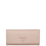 Prada Saffiano Shine Continental Wallet Front