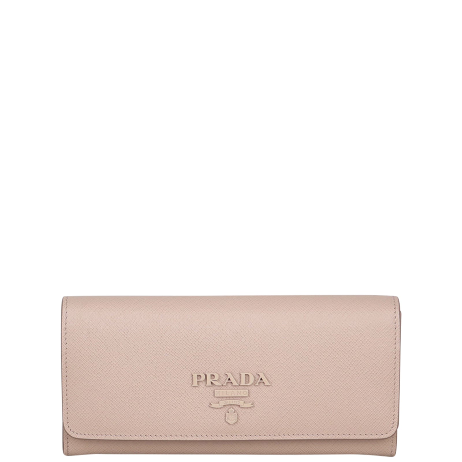 Prada Saffiano Shine Continental Wallet Front