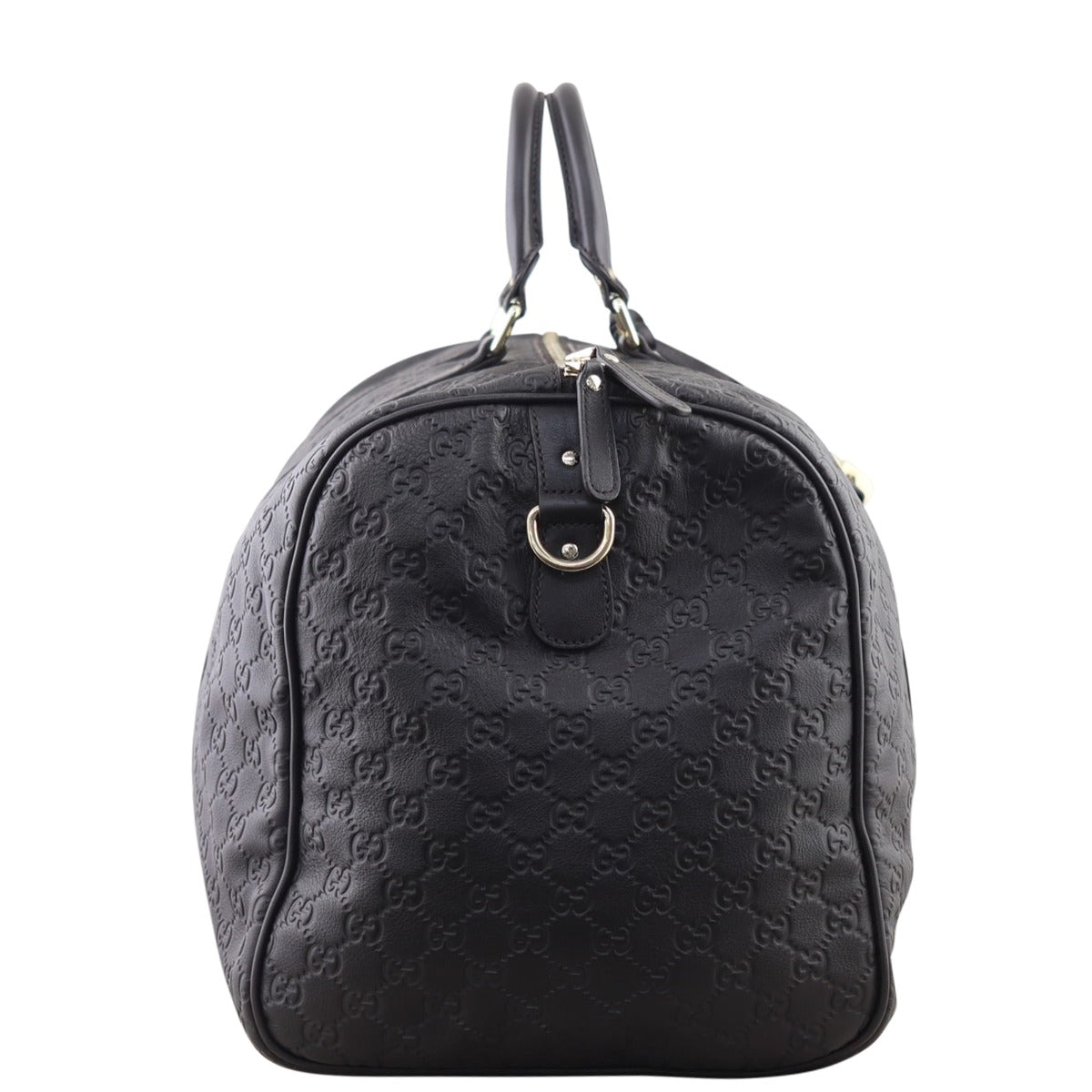 Gucci Guccissima Duffle Bag Side
