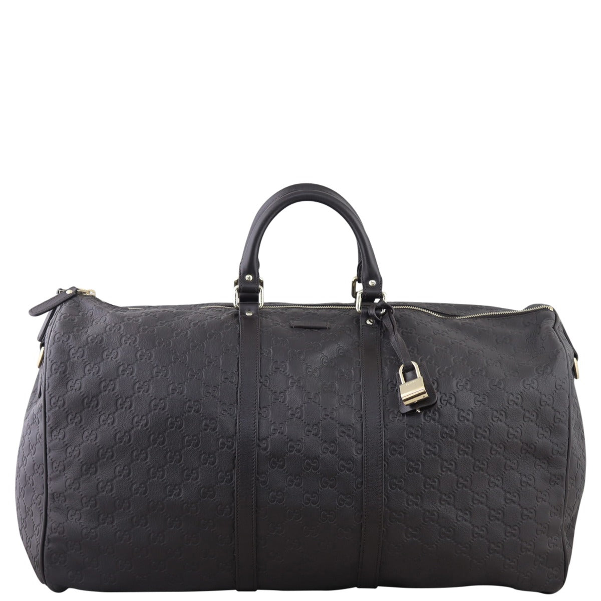 Gucci Guccissima Duffle Bag Front
