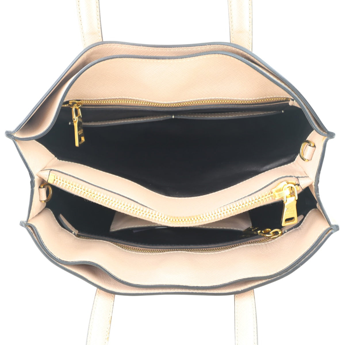 Prada Saffiano Soft Tote Whole interior

