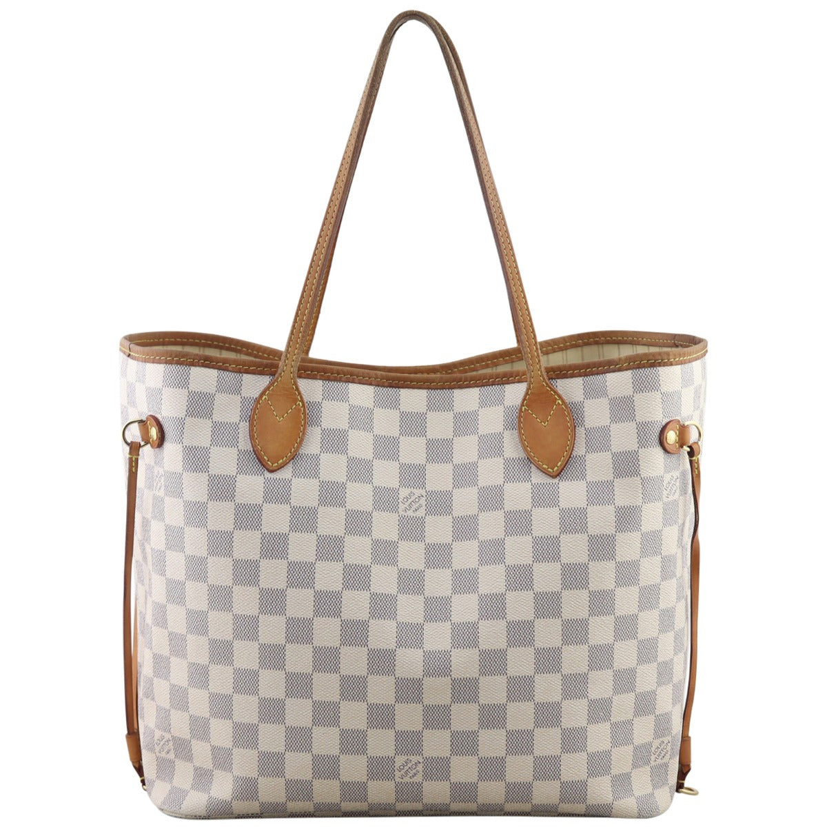 Louis Vuitton Neverfull MM Damier Azur Back

