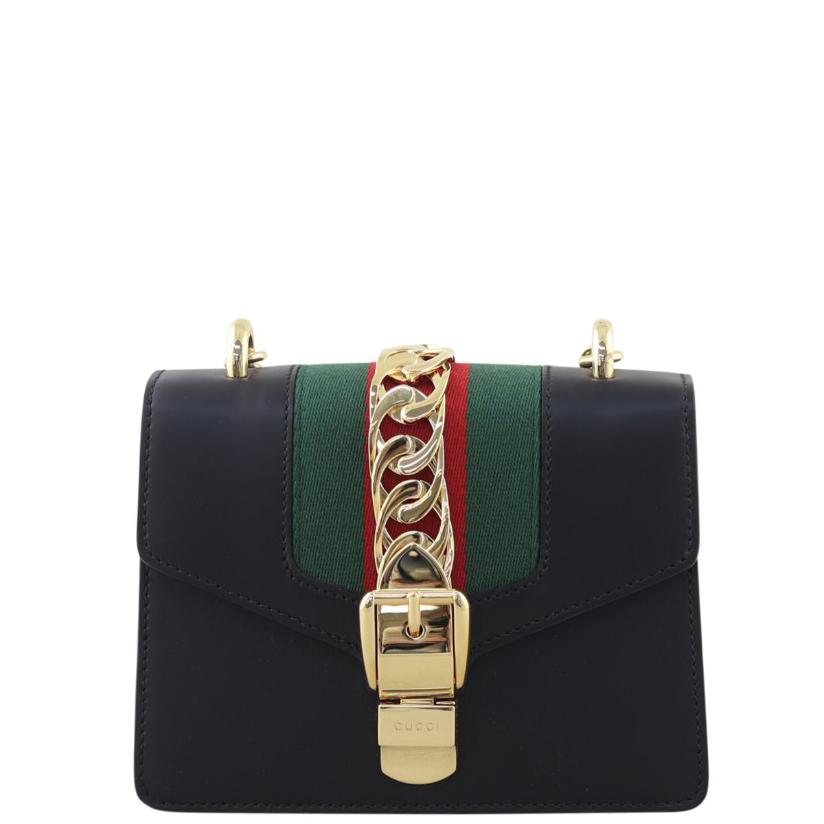 Gucci Sylvie Mini Chain Bag Front
