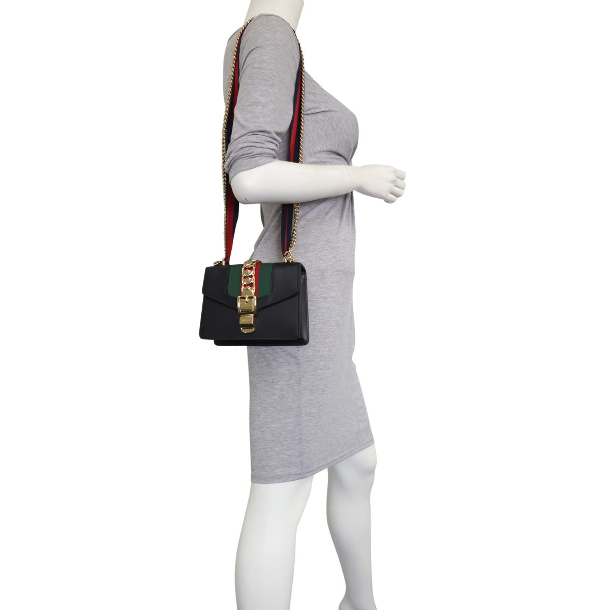 Gucci Sylvie Mini Chain Bag Mannequin

