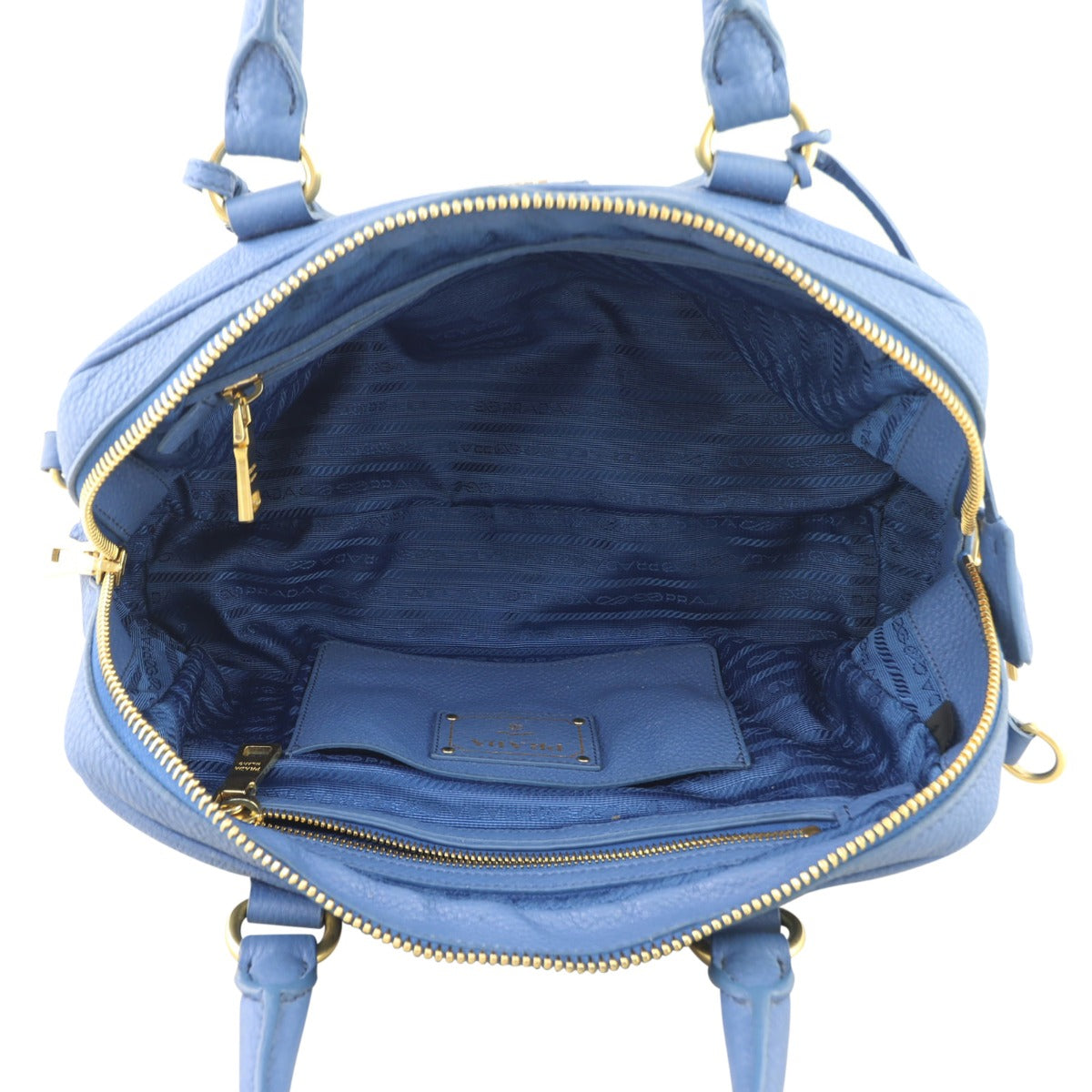 Prada Bowler Bag Whole interior
