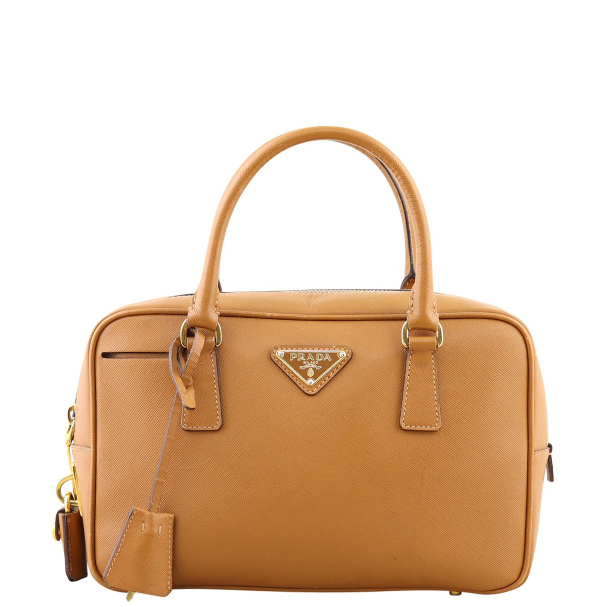 Prada Saffiano Lux Bowler Front
