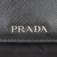 Prada Saffiano Tessuto Chain Shoulder Bag Hardware

