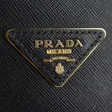 Prada Saffiano Lux Galleria Double Zip Tote Small Hardware
