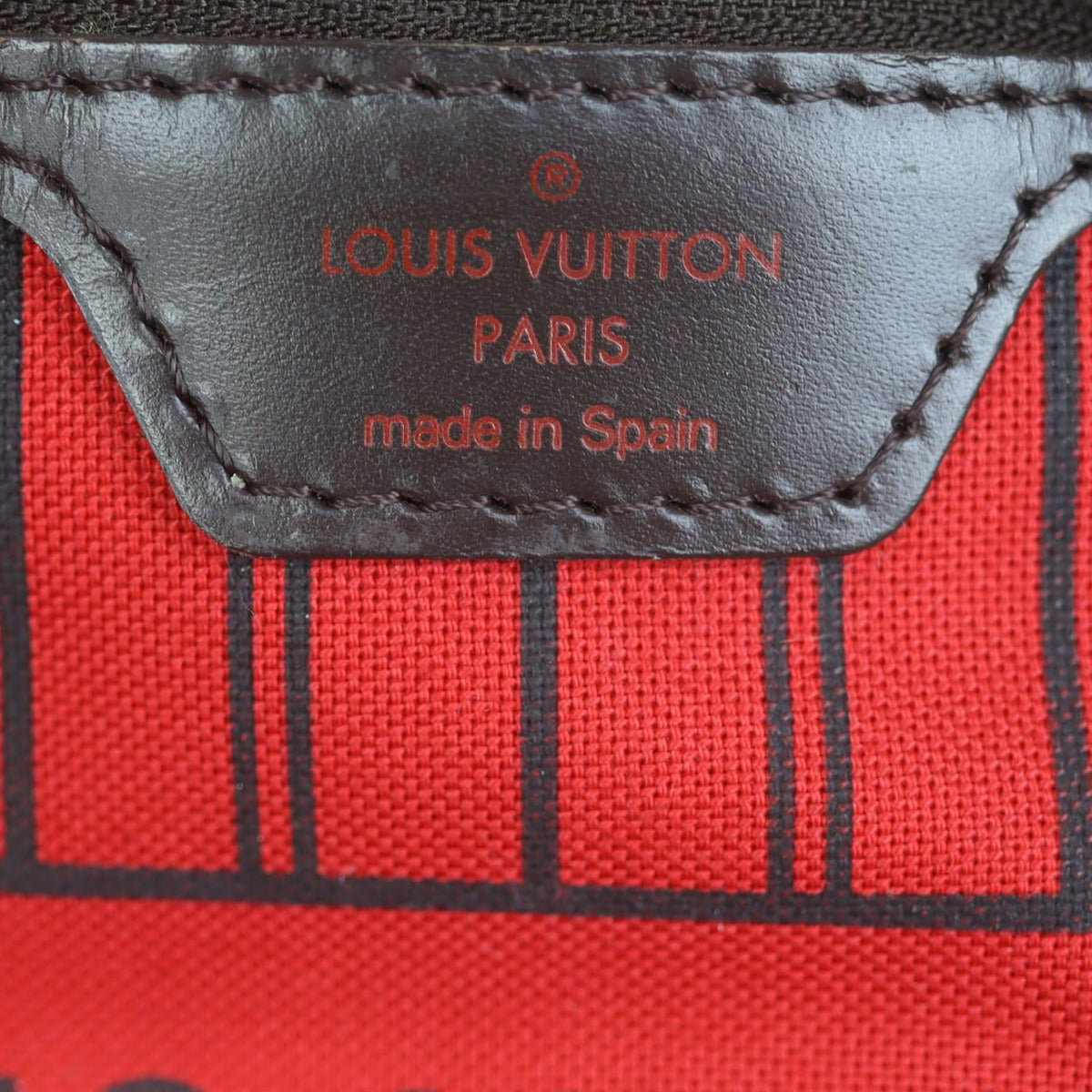 Louis Vuitton Neverfull MM Damier Ebene Stamp
