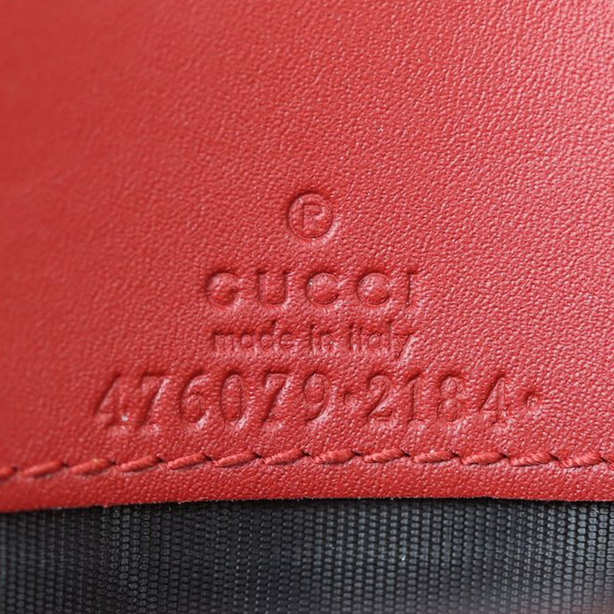 Gucci Queen Margaret Wallet on Chain Stamp and Date code

