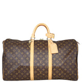 Louis Vuitton Keepall 55 Monogram Front
