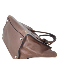 Prada Twin Pocket Glace Calfskin Tote Corner
