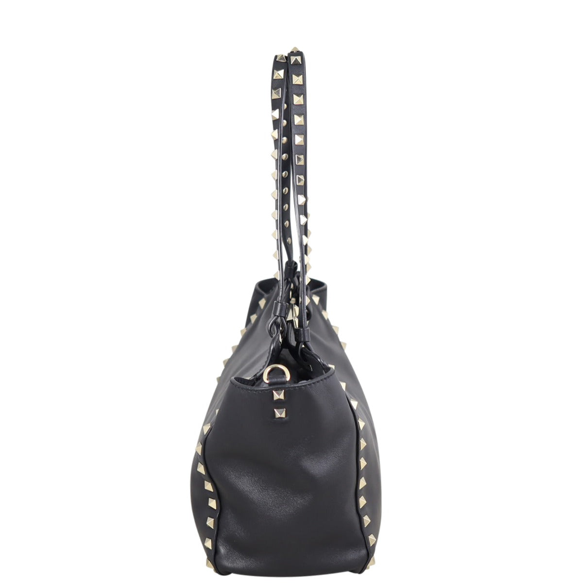 Valentino Rockstud Small Tote Side
