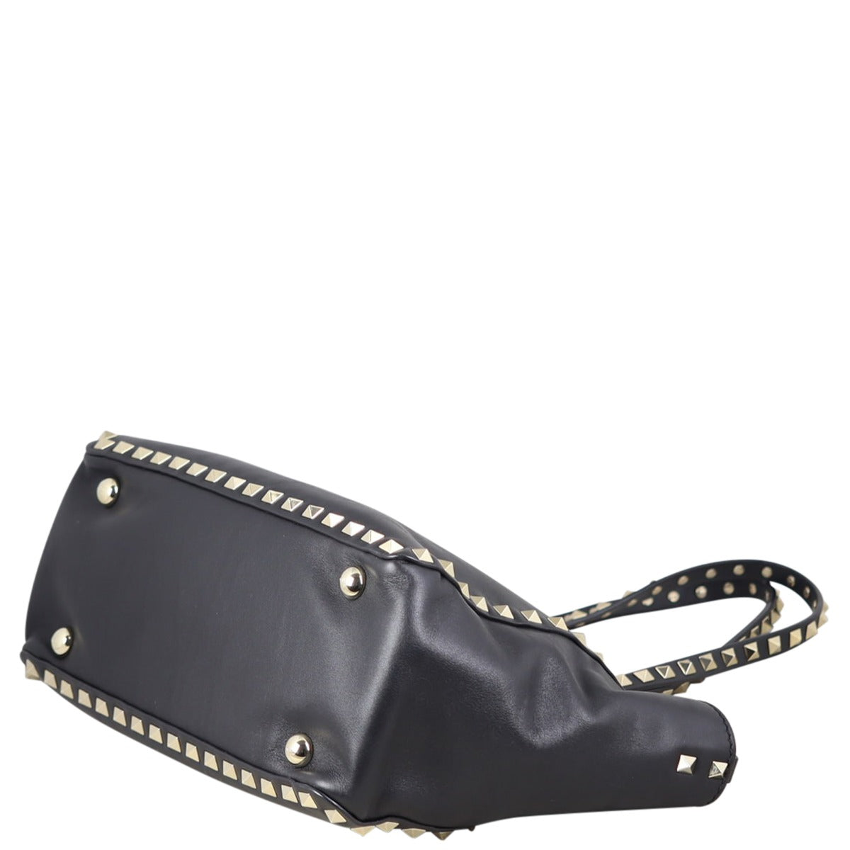 Valentino Rockstud Small Tote Corner
