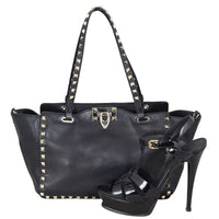 Valentino Rockstud Small Tote Shoe
