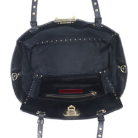 Valentino Rockstud Small Tote Whole interior
