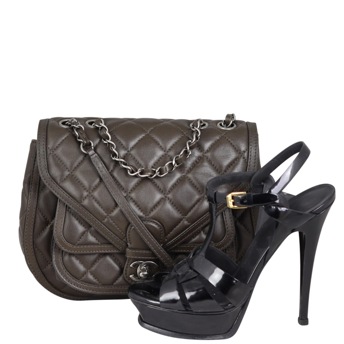 Chanel CC Messenger Bag Shoe
