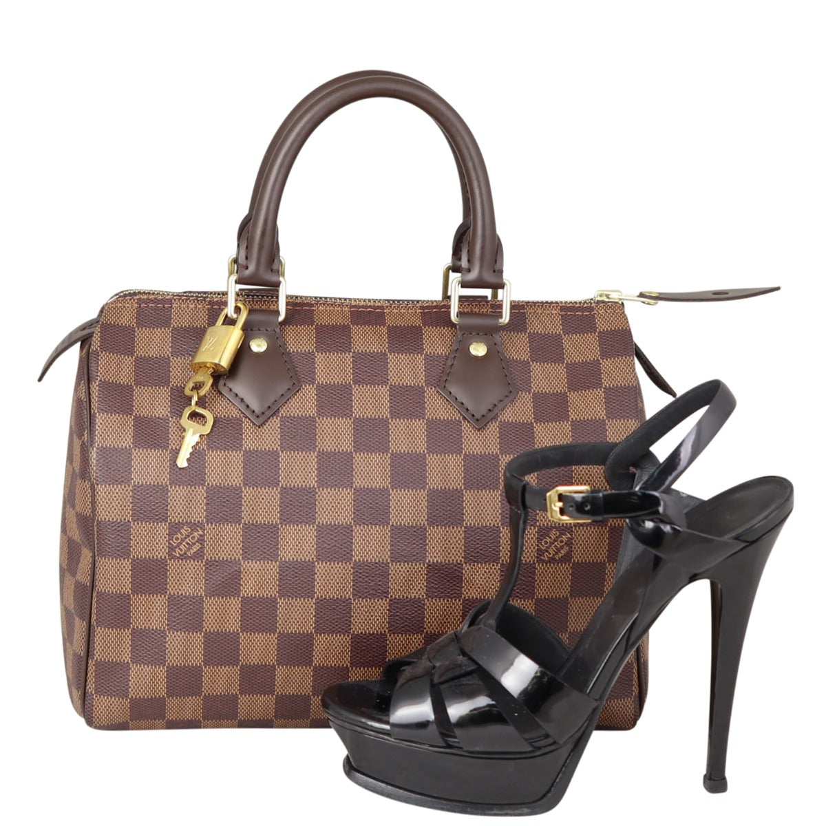 Louis Vuitton Speedy 25 Damier Ebene Shoe


