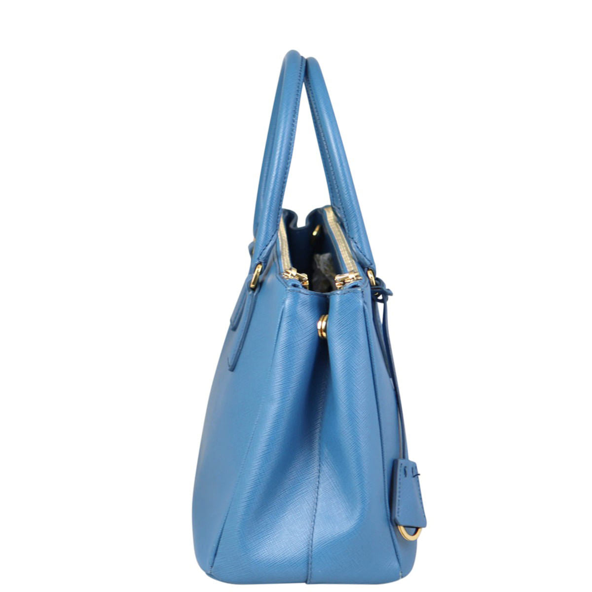 Prada Saffiano Lux Galleria Double Zip Tote Small