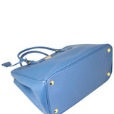Prada Saffiano Lux Galleria Double Zip Tote Small Corner
