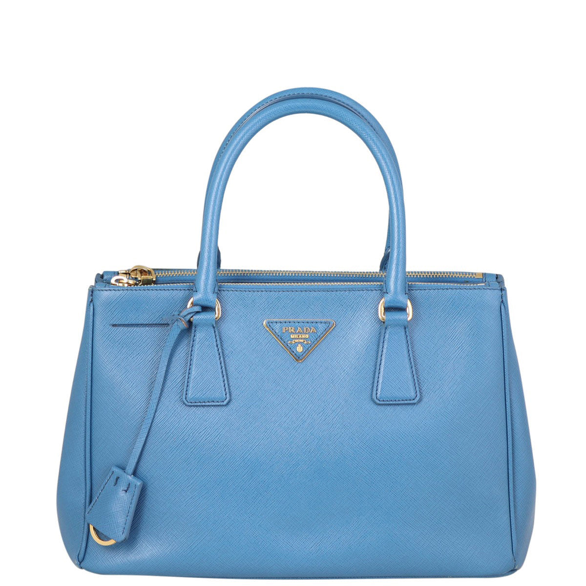 Prada Saffiano Lux Galleria Double Zip Tote Small