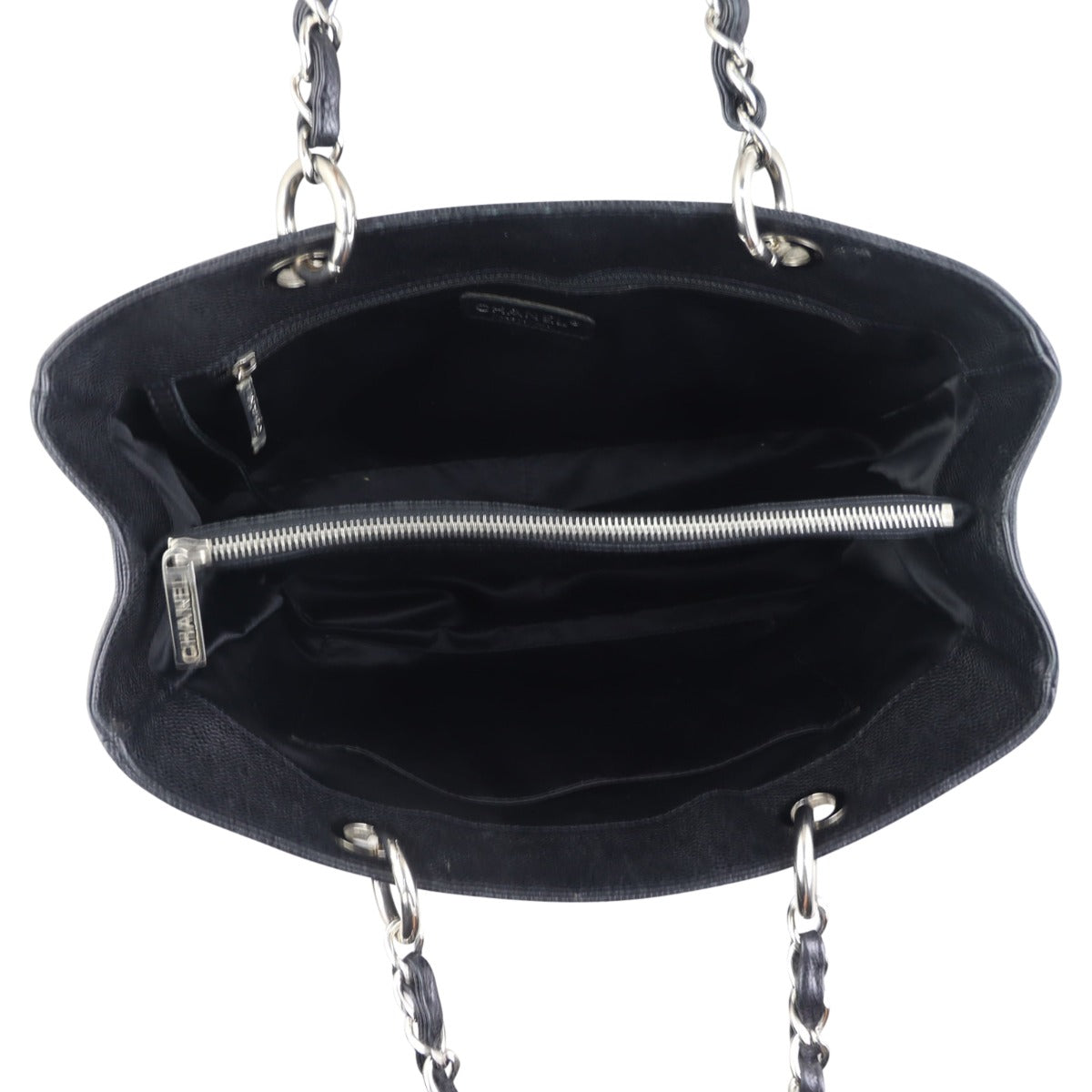 Chanel Grand Shopping Tote Whole interior
