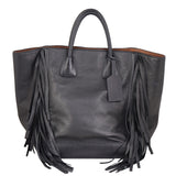 Prada Cervo Fringe Tote Back
