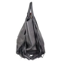 Prada Cervo Fringe Tote Side
