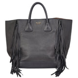 Prada Cervo Fringe Tote Front
