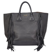 Prada Cervo Fringe Tote Front
