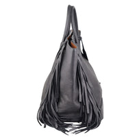 Prada Cervo Fringe Tote Side
