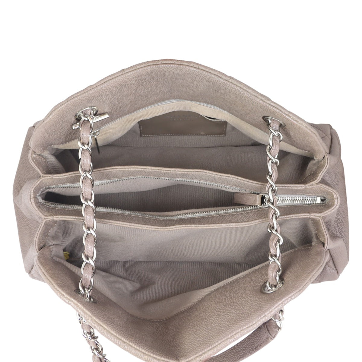 Chanel Just Mademoiselle Shoulder Bag Medium Whole interior
