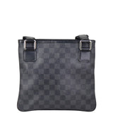 Louis Vuitton Thomas Messenger Bag Damier Graphite Back

