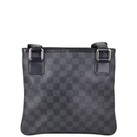 Louis Vuitton Thomas Messenger Bag Damier Graphite Back

