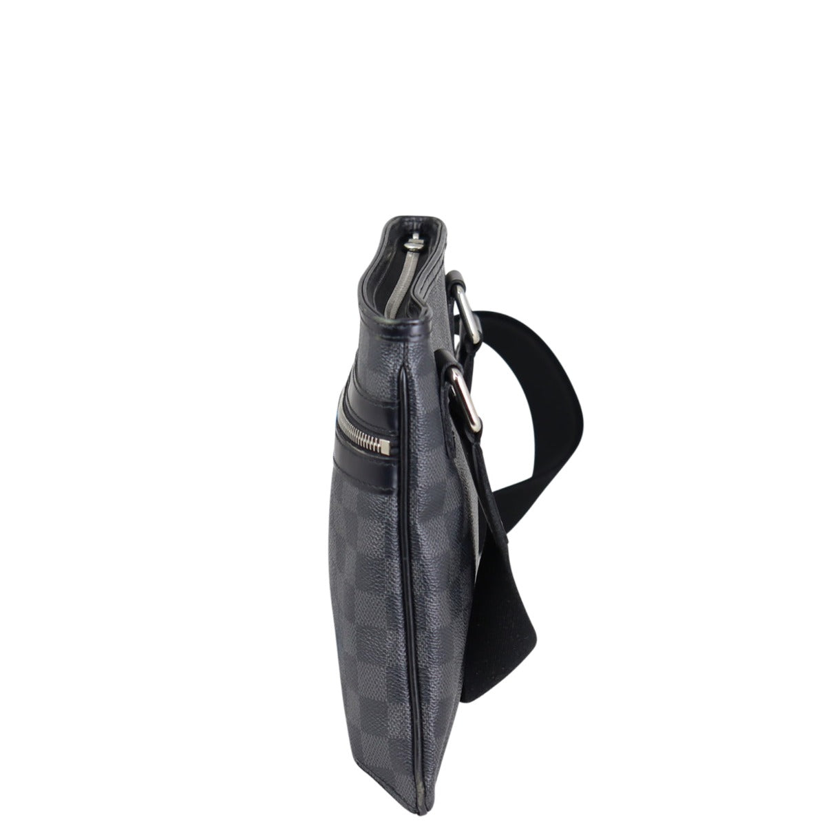 Louis Vuitton Thomas Messenger Bag Damier Graphite Side
