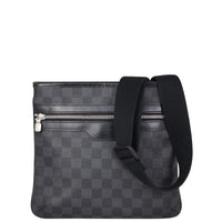 Louis Vuitton Thomas Messenger Bag Damier Graphite Front
