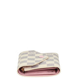 Louis Vuitton Victorine Wallet Damier Azur Side
