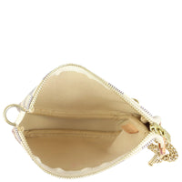 Louis Vuitton Mini Pochette Accessories Damier Azur Whole interior
