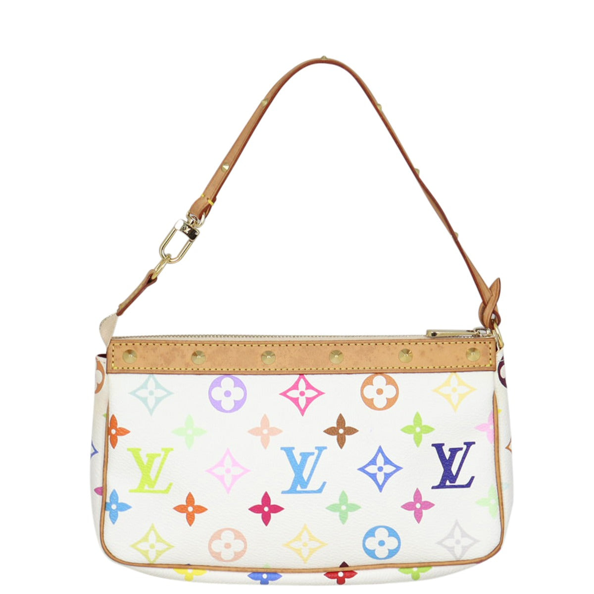 Louis Vuitton Pochette Accessories Monogram Multicolore Back

