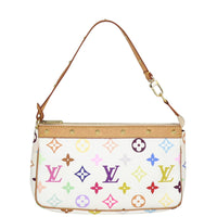 Louis Vuitton Pochette Accessories Monogram Multicolore Front
