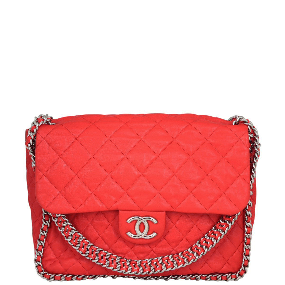 Chanel Chain Around Maxi Flap Bag Front