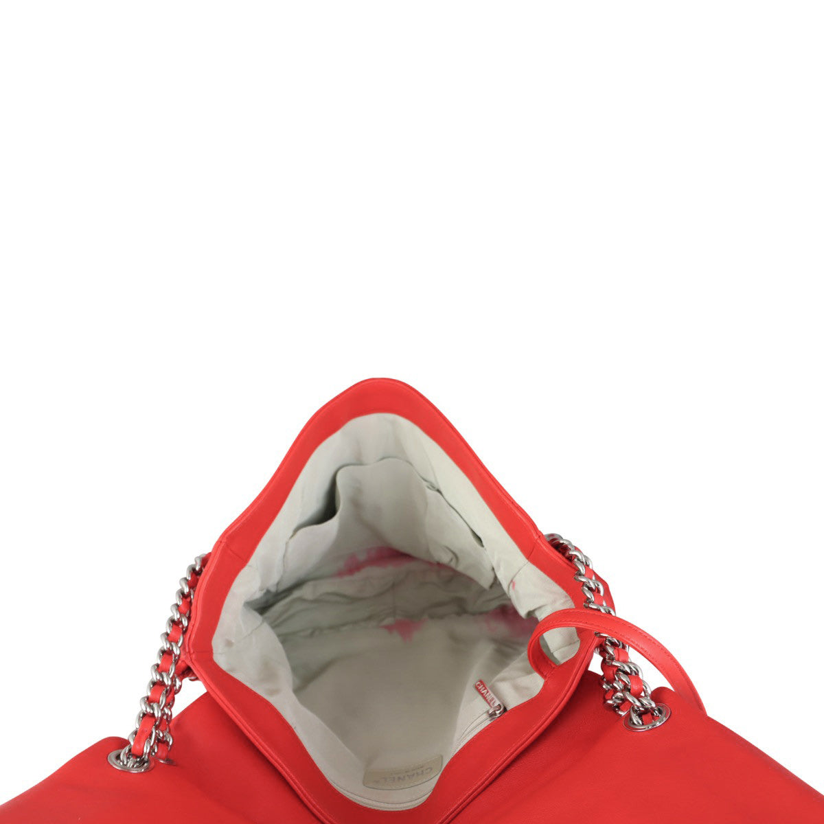 Chanel Chain Around Maxi Flap Bag Interior