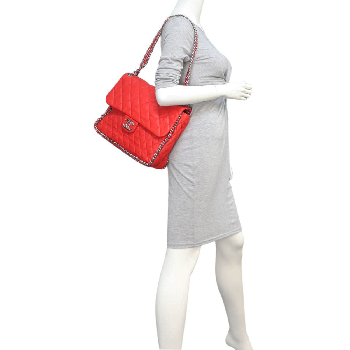 Chanel Chain Around Maxi Flap Bag Mannequin