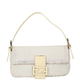Fendi Beaded Baguette Bag Front

