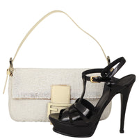 Fendi Beaded Baguette Bag Shoe

