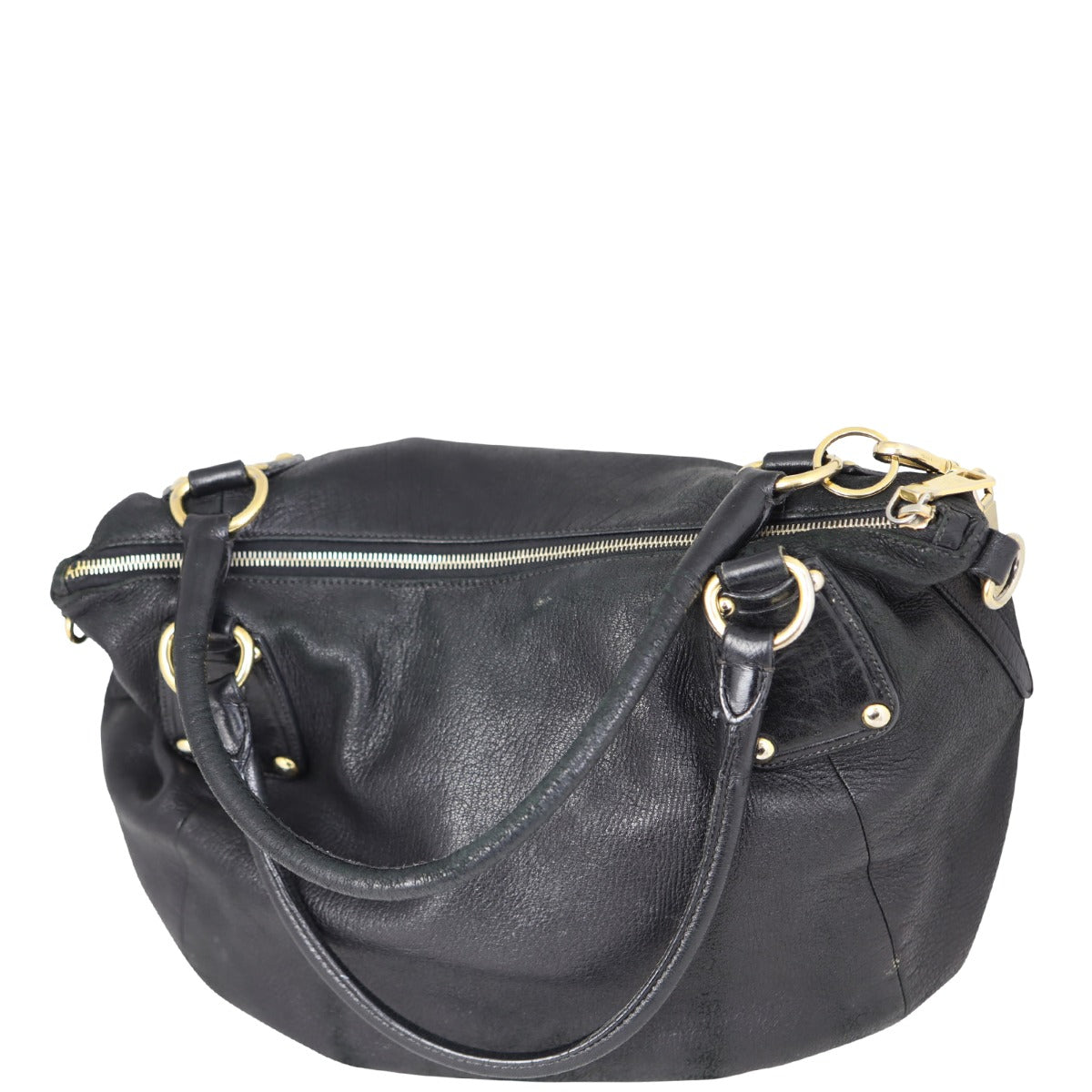 Prada Leather Satchel Front Corner



