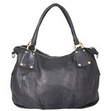 Prada Leather Satchel Front Back

