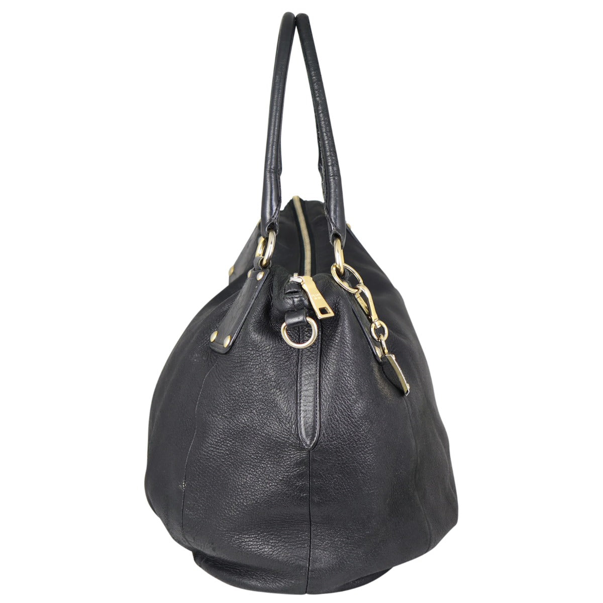 Prada Leather Satchel Front Side


