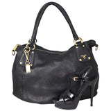 Prada Leather Satchel Front Shoe





